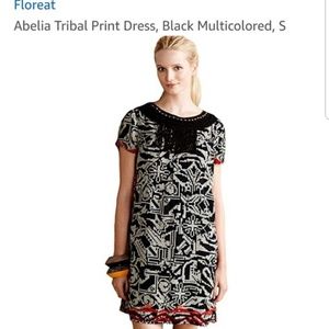 Anthropologie Floreat Abelia Print Dress Size L